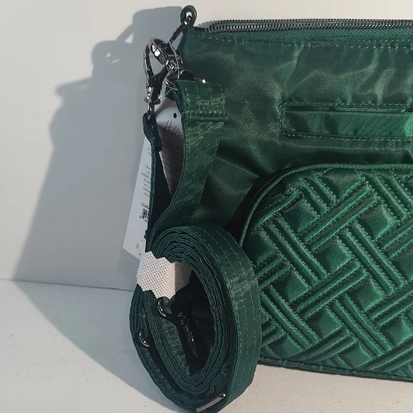 Lug Emerald Green Crossbody Bag - Picture 3 of 15